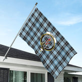 Clark Ancient Tartan Crest House Flag
