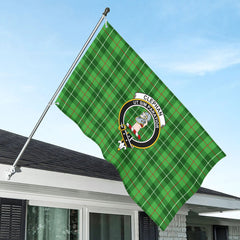 Clephan (or Clephane) Tartan Crest House Flag