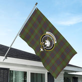 Cunningham Hunting Modern Tartan Crest House Flag