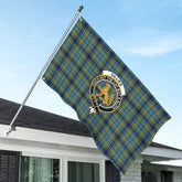 Gillies Ancient Tartan Crest House Flag