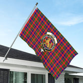 Gow (or McGouan) Tartan Crest House Flag