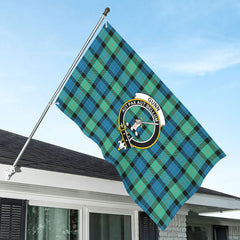 Gunn Ancient Tartan Crest House Flag