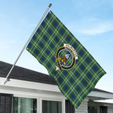 Haliburton Tartan Crest House Flag