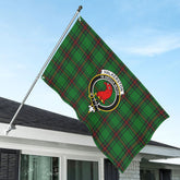 Halkerston Tartan Crest House Flag
