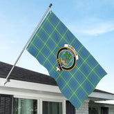 Hamilton Hunting Ancient Tartan Crest House Flag