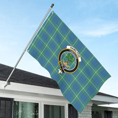 Hamilton Hunting Ancient Tartan Crest House Flag