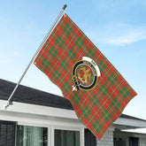 Hay Ancient Tartan Crest House Flag