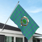 Irvine Ancient Tartan Crest House Flag