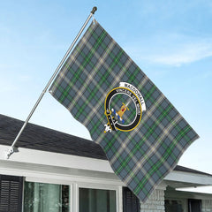 MacDowall Tartan Crest House Flag