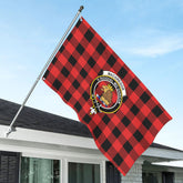 MacGregor Rob Roy Modern Tartan Crest House Flag