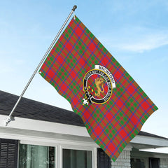 MacIntosh Modern Tartan Crest House Flag