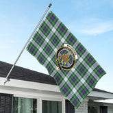 MacKenzie Dress Modern Tartan Crest House Flag