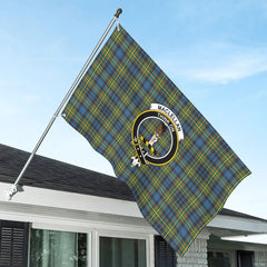MacLellan Ancient Tartan Crest House Flag