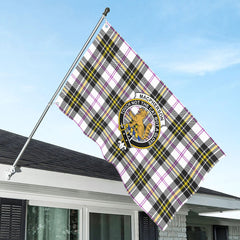 MacPherson Dress Modern Tartan Crest House Flag