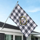 MacRae Dress Modern Tartan Crest House Flag