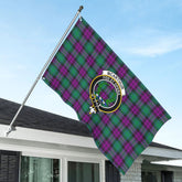 McArthur - Milton Tartan Crest House Flag