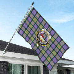 McDonald Ancient Tartan Crest House Flag
