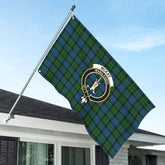 McKay Modern Tartan Crest House Flag