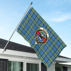 McLeod of Harris Ancient Tartan Crest House Flag