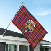 McPherson Modern Tartan Crest House Flag