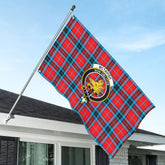 McTavish Modern Tartan Crest House Flag