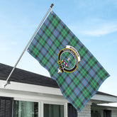 Morrison Ancient Tartan Crest House Flag