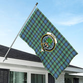 Mowat Ancient Tartan Crest House Flag