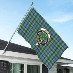 Mowat Ancient Tartan Crest House Flag
