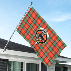 Nesbitt Ancient Tartan Crest House Flag