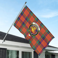 Nicolson Ancient Old Tartan Crest House Flag