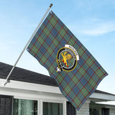Nicolson Hunting Ancient Tartan Crest House Flag