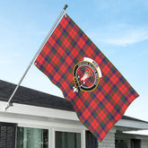 Reid Modern Tartan Crest House Flag