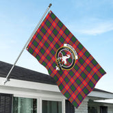 Roxburgh District Tartan Crest House Flag