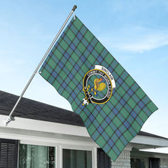 Sinclair Hunting Ancient Tartan Crest House Flag
