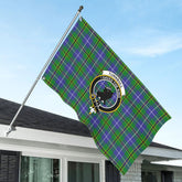 Turnbull Hunting Tartan Crest House Flag