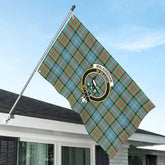 Walkinshaw Tartan Crest House Flag
