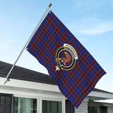 Wedderburn Tartan Crest House Flag