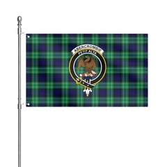 Abercrombie Tartan Crest House Flag