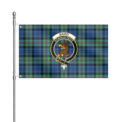 Baird Ancient Tartan Crest House Flag