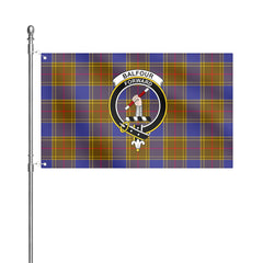 Balfour Modern Tartan Crest House Flag