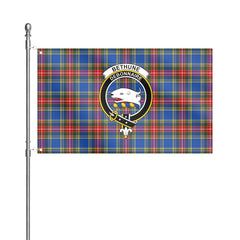 Bethune Modern Tartan Crest House Flag
