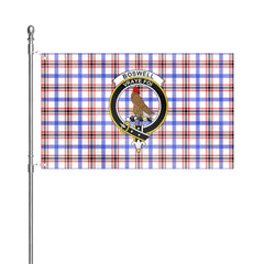 Boswell Modern Tartan Crest House Flag