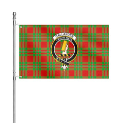 Callander Tartan Crest House Flag