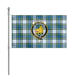 Campbell Dress Ancient Tartan Crest House Flag