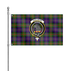 Chalmers Tartan Crest House Flag