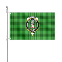 Clephan (or Clephane) Tartan Crest House Flag