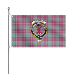 Crawford Ancient Tartan Crest House Flag