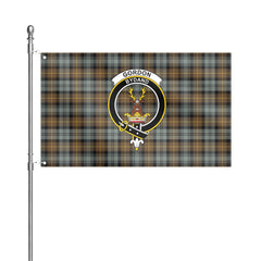 Gordon Weathered Tartan Crest House Flag