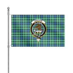 Graham of Montrose Ancient Tartan Crest House Flag