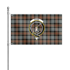 Gunn Weathered Tartan Crest House Flag